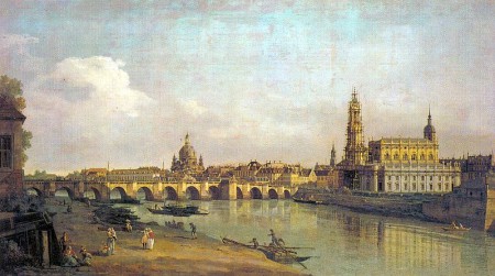 Augustusbrucke cez Labe, Drážďany